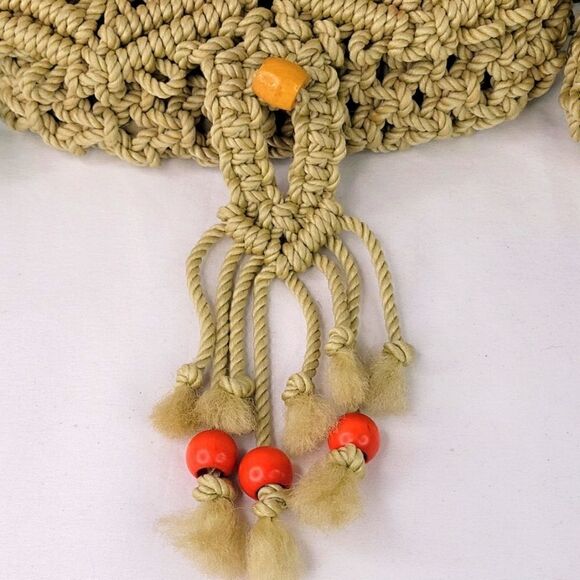 Macrame Purse. OSFA. EUC.  - Picture 4 of 11